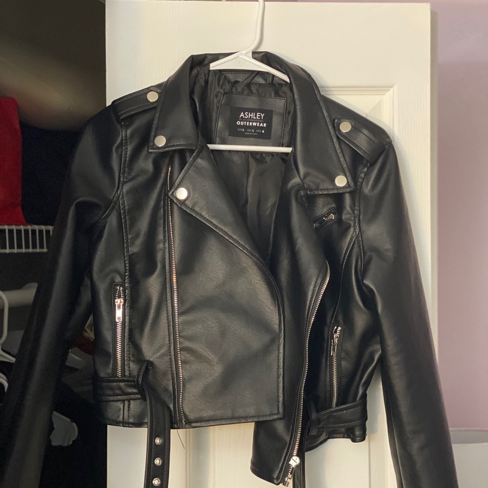 Ashely Outerwear Leather Jacket